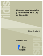 Alcance, oportunidades y restricciones de la ley de educación