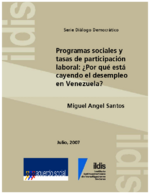 Programas sociales y tasas de participación laboral
