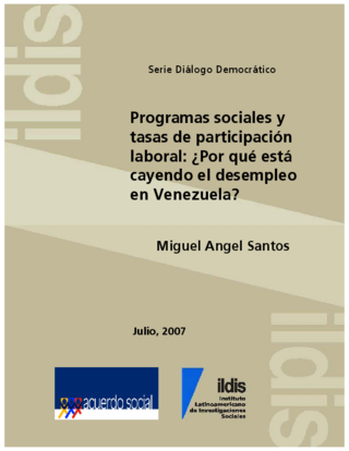 Programas sociales y tasas de participación laboral