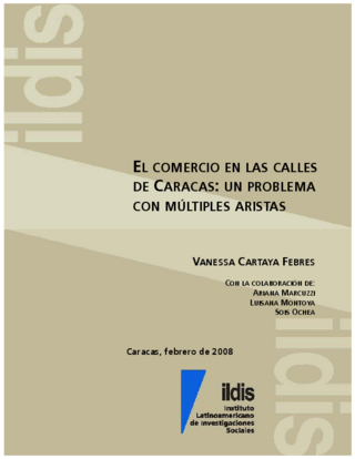 El comercio en las calles de Caracas