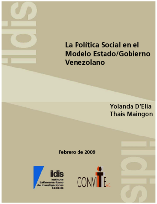 La política social en el modelo estado/gobierno venezolano