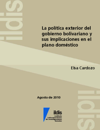 La política exterior del gobierno bolivariano y sus implicaciones en el plano doméstico