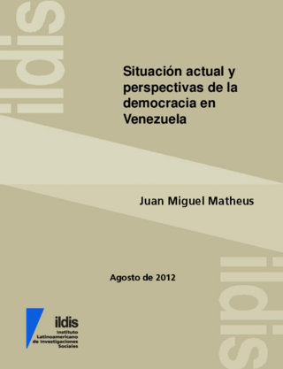 Situación actual y perspectivas de la democracia en Venezuela