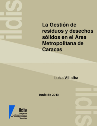 La gestión de residuos y desechos sólidos en el área metropolitana de Caracas