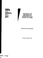 Venezuela y los escenarios de integración de la cuenca del Caribe