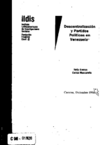 Descentralización y partidos políticos en Venezuela